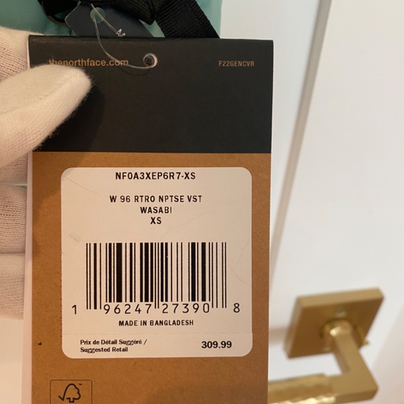 North Face NWT Retro Down Vest - Picture 3 of 8